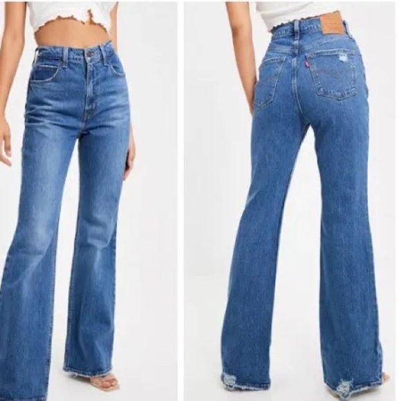 Levi's Denim - Levi's 70s high flare jeans